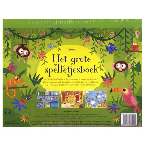 Uitgeverij usborne het grote spelletjesboek