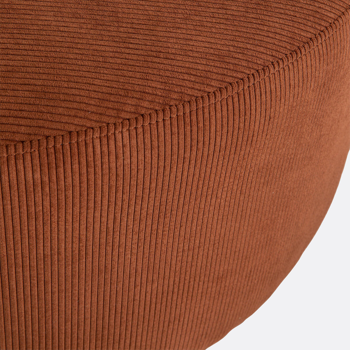 LA REDOUTE INTERIEURS<br>Puff com nervuras de veludo, Tilly