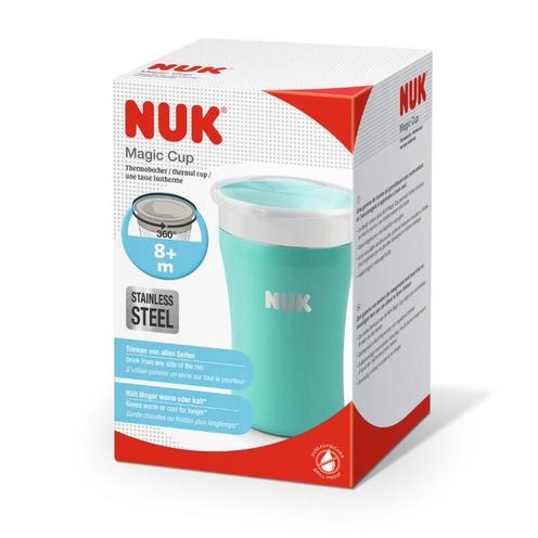 Mini Magic Cup Inox - Bleu 8m+ - NUK