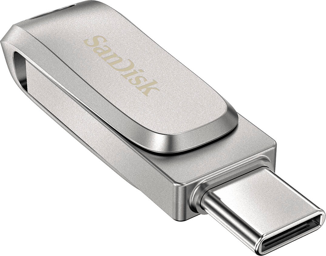 Sandisk USB-Stick »Ultra® Dual Drive Luxe USB Type-C™ 128 GB« (128GB GB USB 3.1 Lesegeschwindigkeit 150 MB/s)