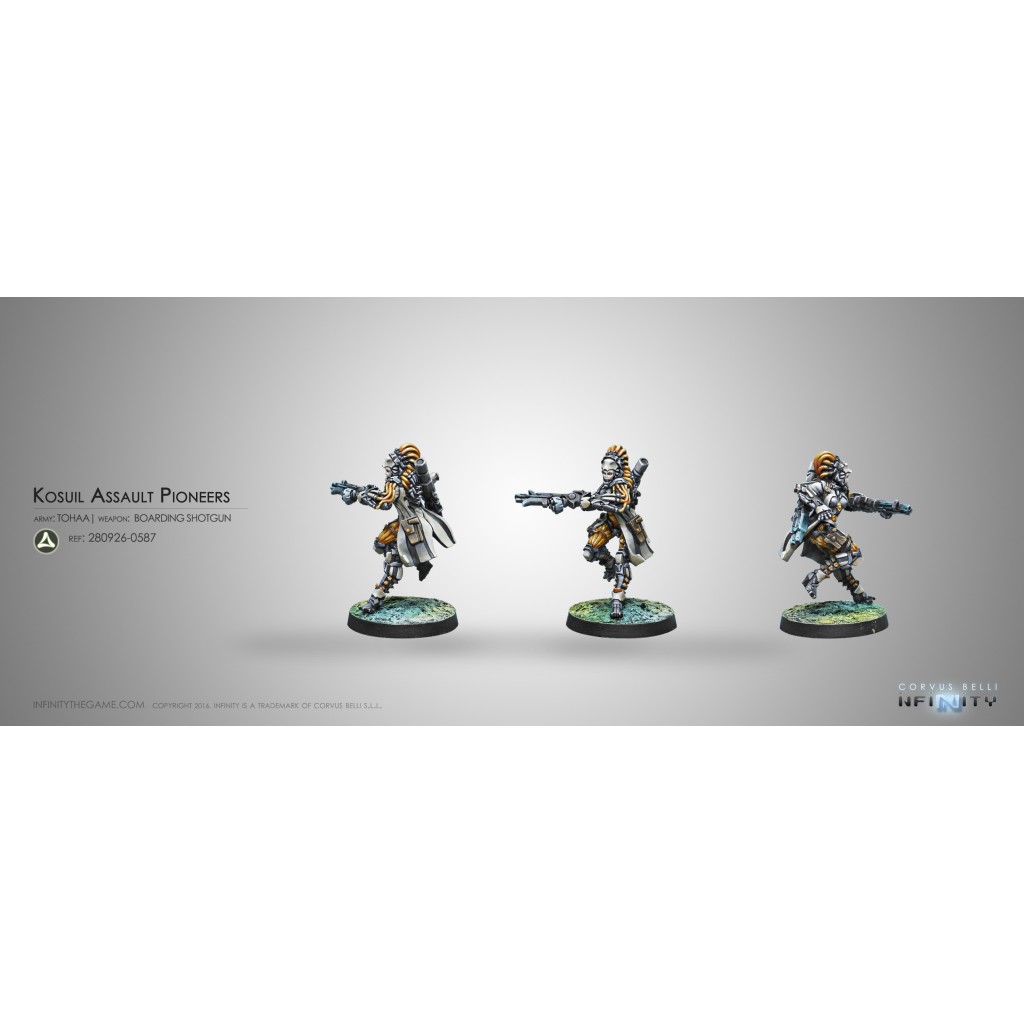 Infinity - Tohaa - Kosuil Assault Pioneers (boarding Shotgun)