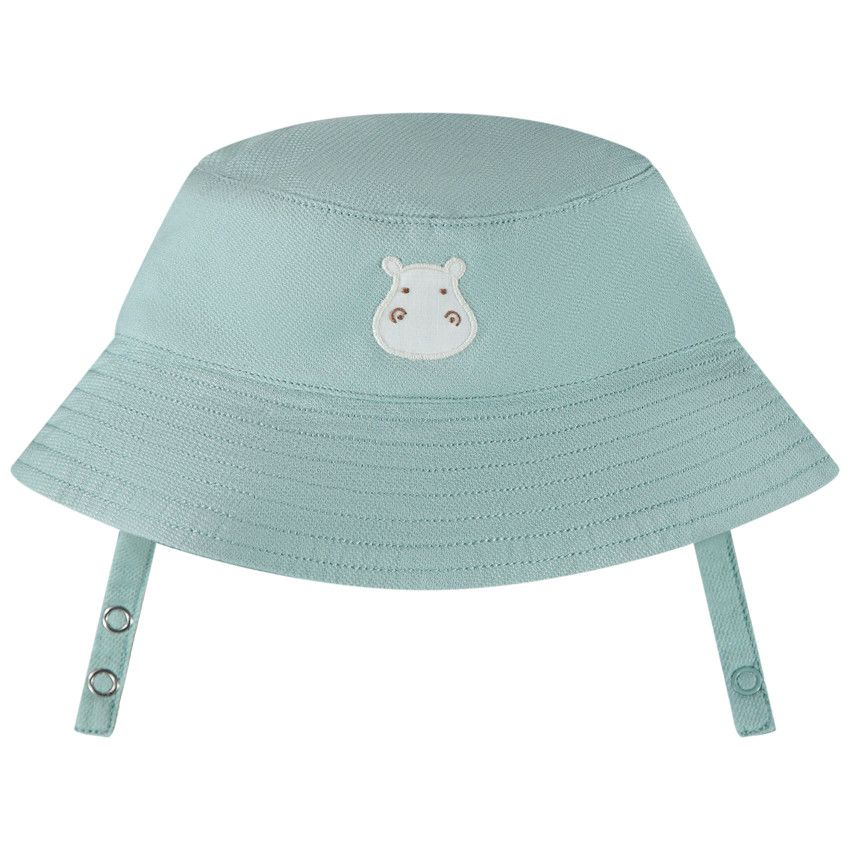 Bob à patch hippopotame pour bébé garçon - Bleu moyen