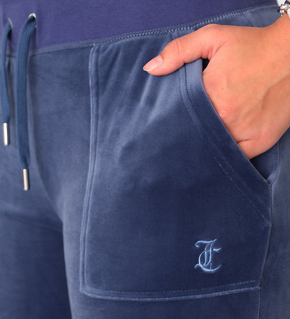 Juicy Couture Velours Hosen - Blue Tiefen