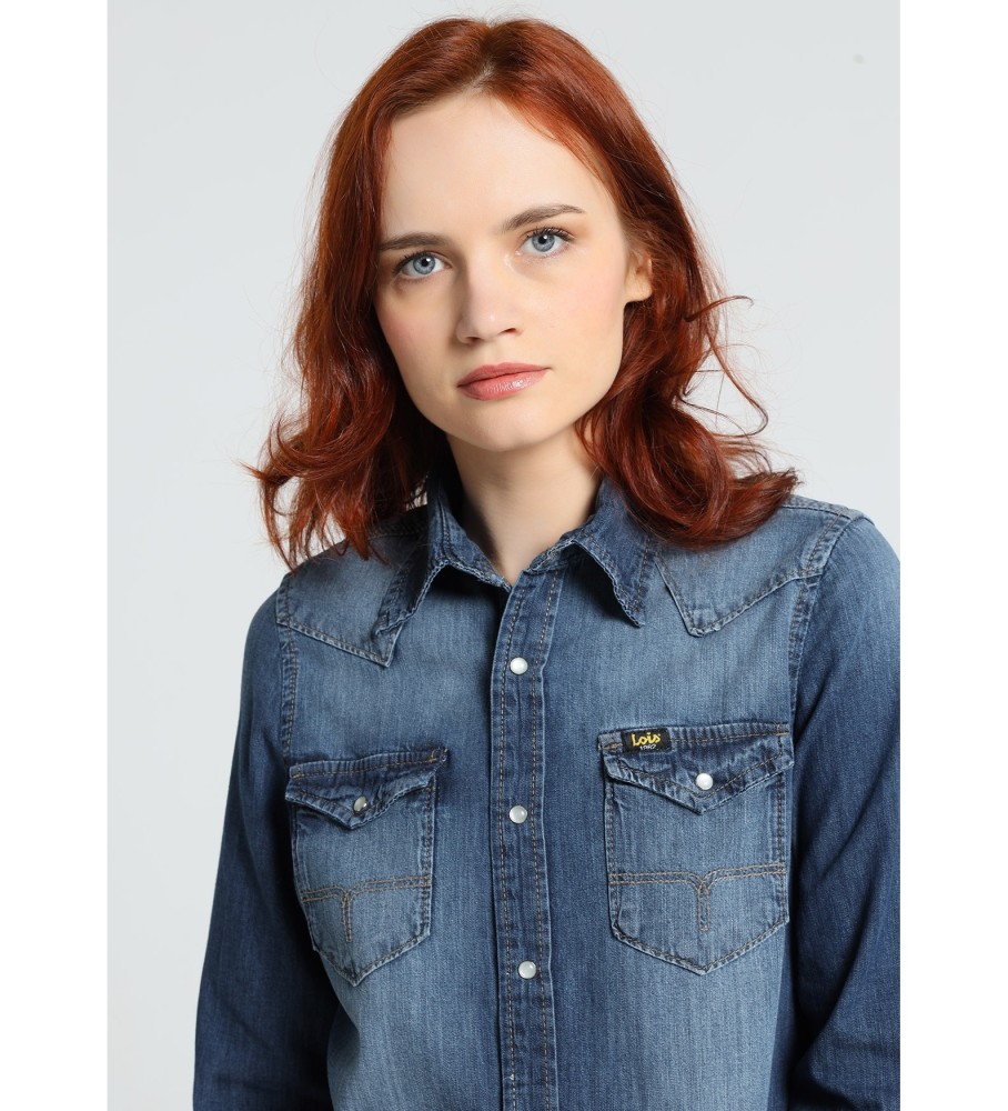 Camisa Lois 131315 Azul Marinho