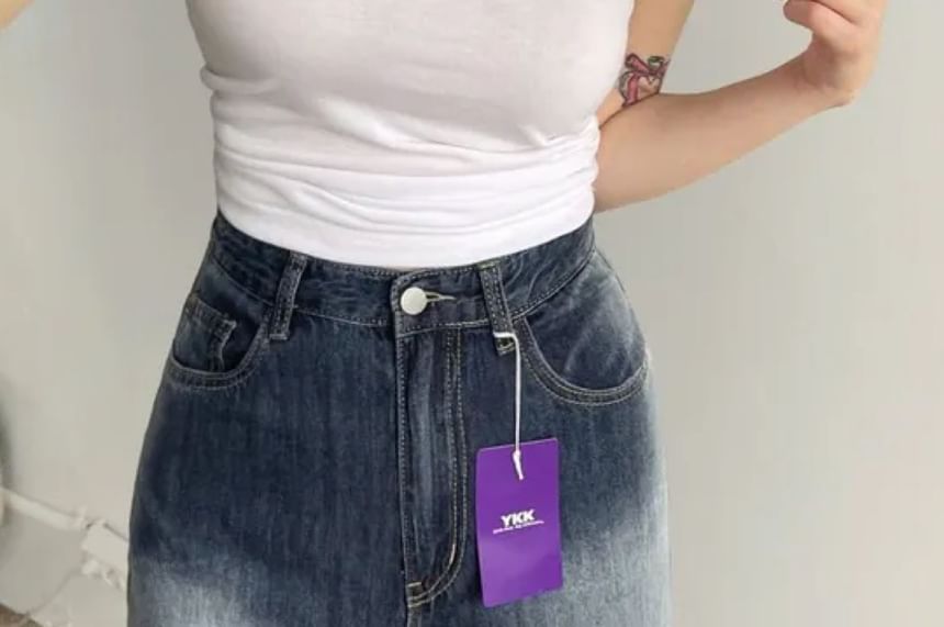 SeoulPop - Effen slim-fit camisole top