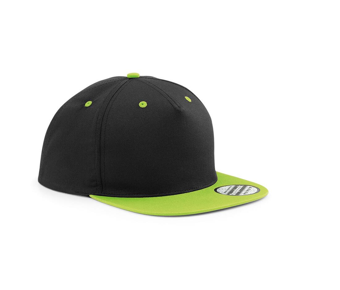 Beechfield BF610C - Casquette 5 pans avec visière contrastée