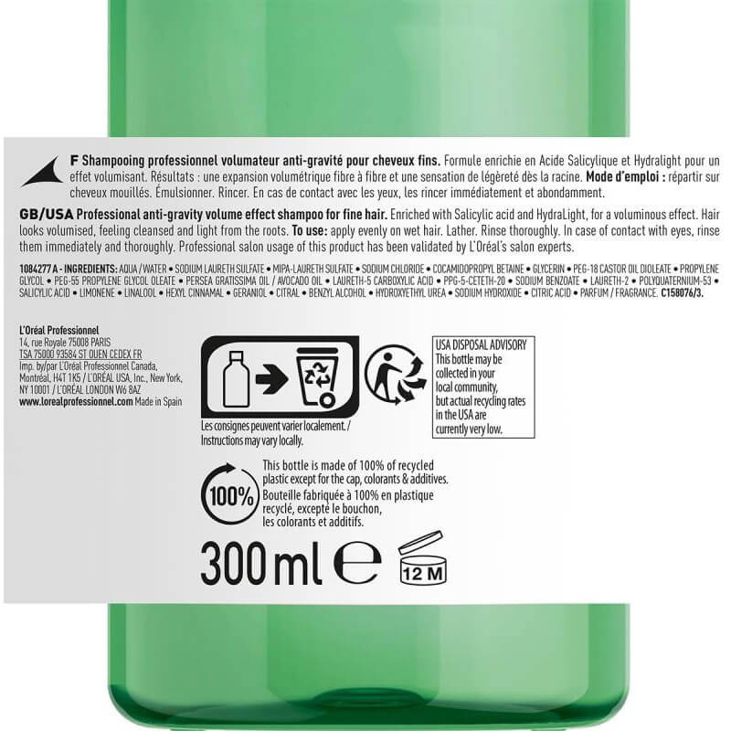 Shampooing Volumetry L'Oréal Professionnel 300ML