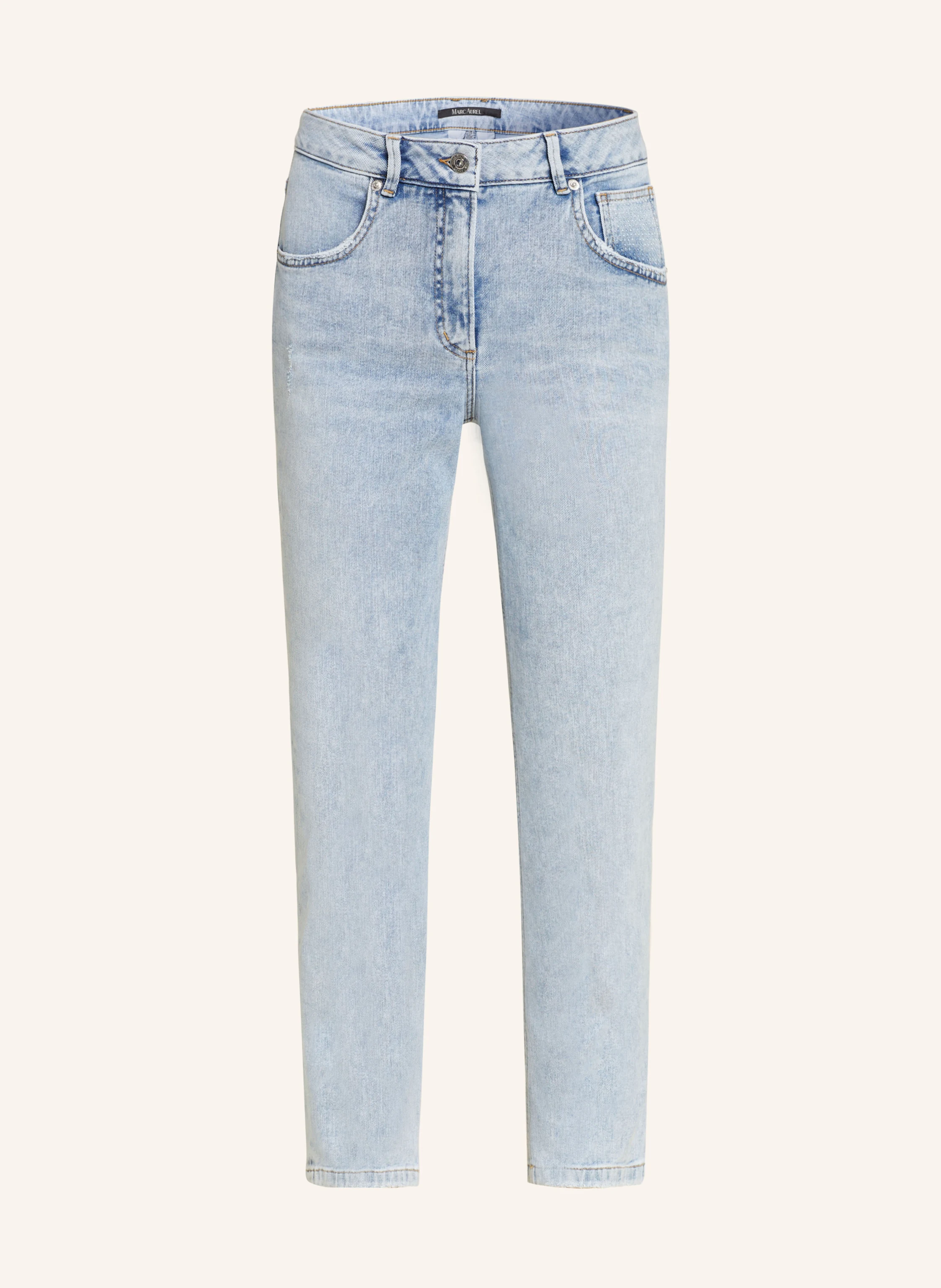 MARC AUREL 7/8-Jeans mit Schmucksteinen