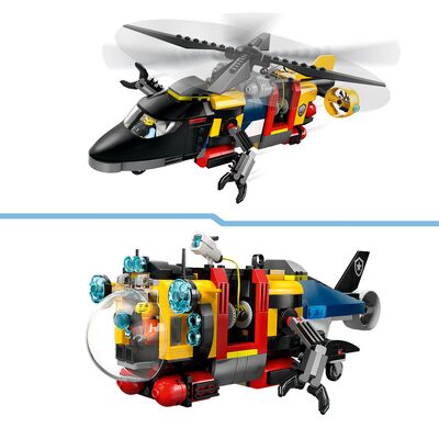 LEGO City 60462 Pakke med helikopter, brannbil og ubåt