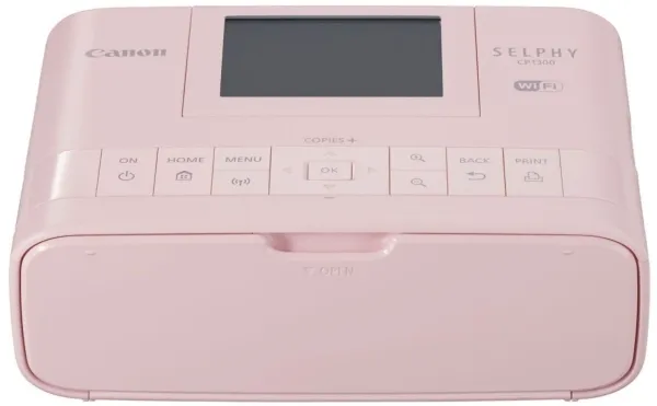 Canon SELPHY CP1300 - Printer - farve - farvesublimering - 100 x 148 mm op til 2.2 udskrifter/min (farve) - USB, USB vært, Wi-Fi - pink