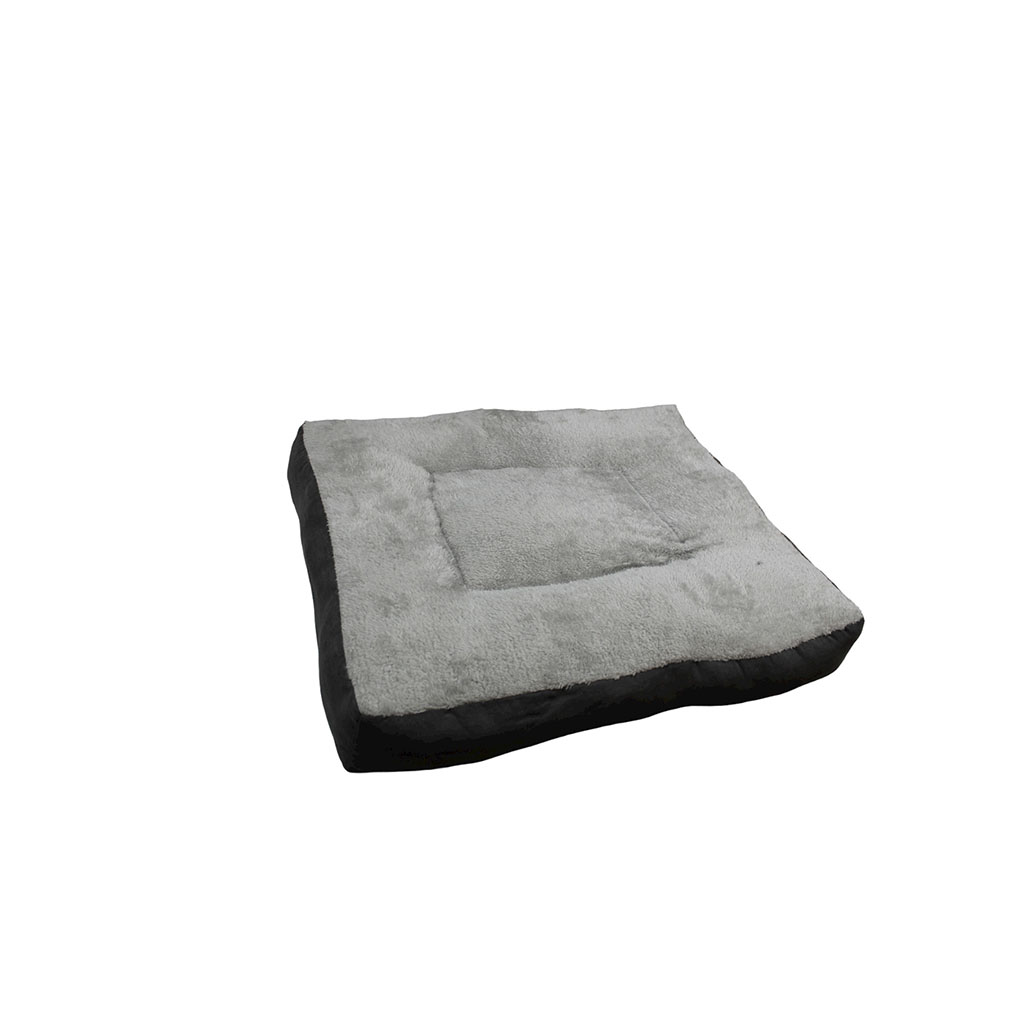 Matelas pour chien gris et noir 60x50cm