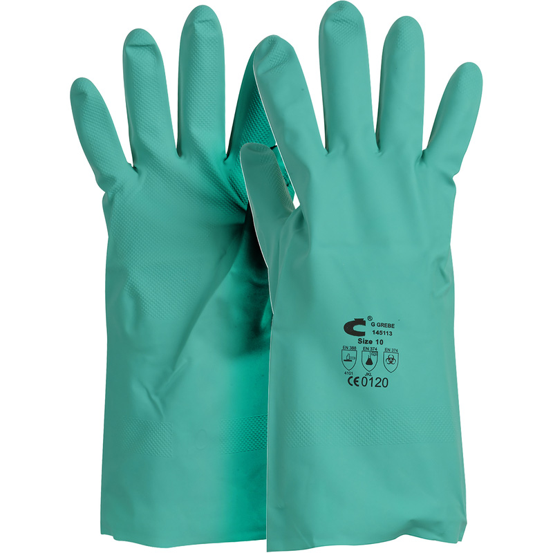 Chemisch bestendige handschoenen Cat.3 9/L