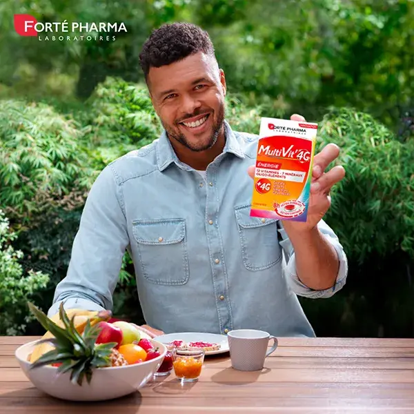 Forté Pharma Multivit' 4G Energy 30 comprimidos Multivitaminas Magnésio Fadiga