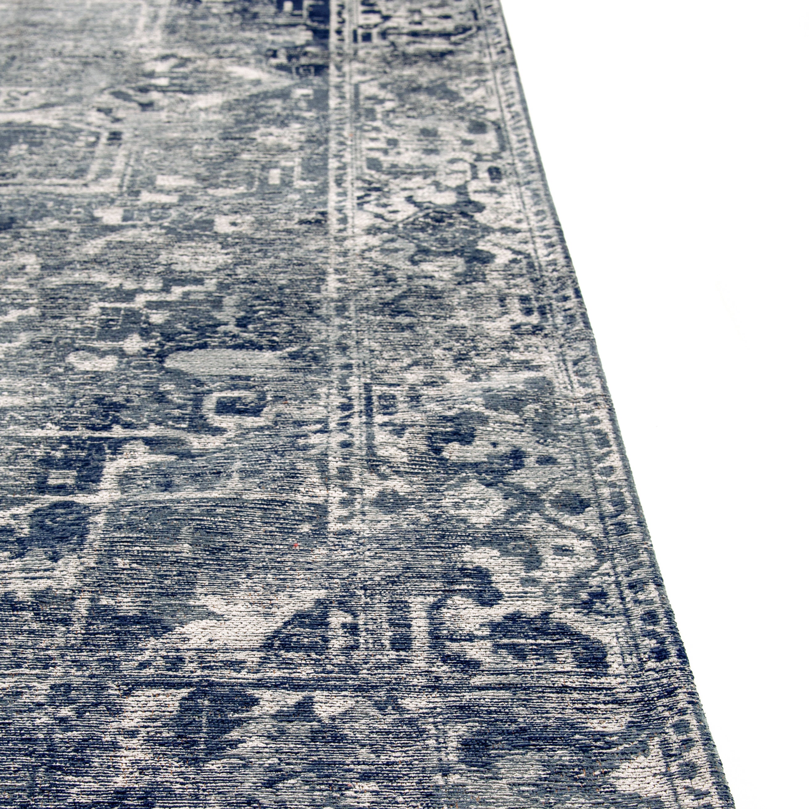 Lola & Moi Heris Vloerkleed - Deep Blue  - 170 x 240 cm