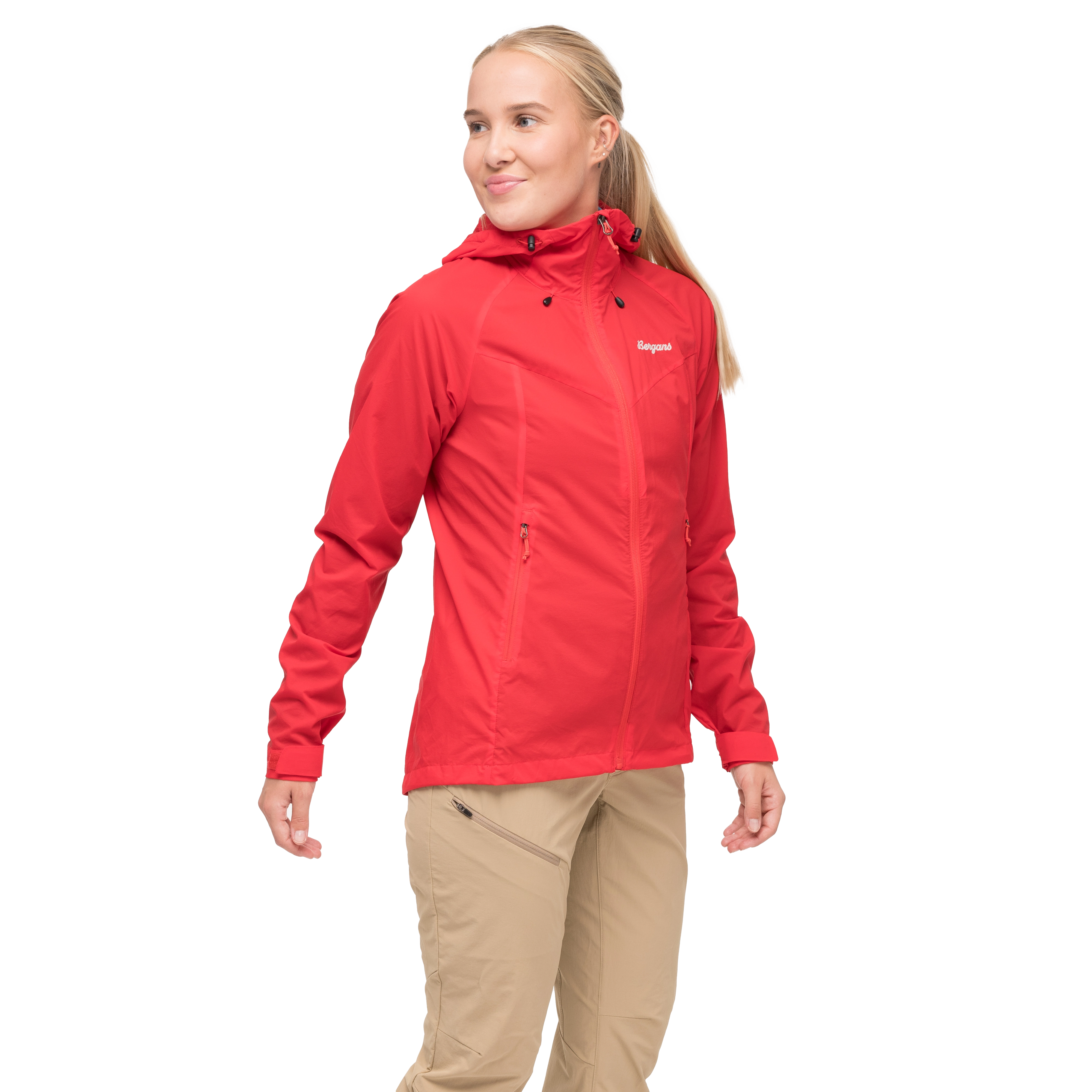 Rabot Windbreaker Jacket Women Fire Red