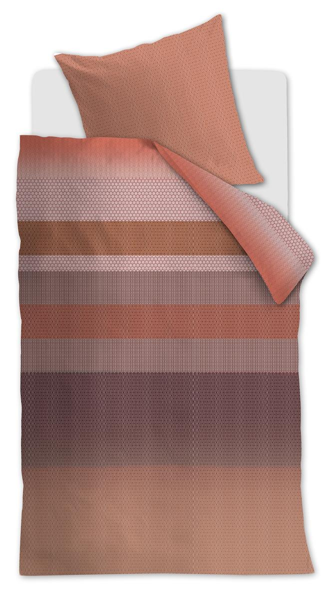 Bettwäsche THEO Satin 135x200 cm, mit 1 Kissen