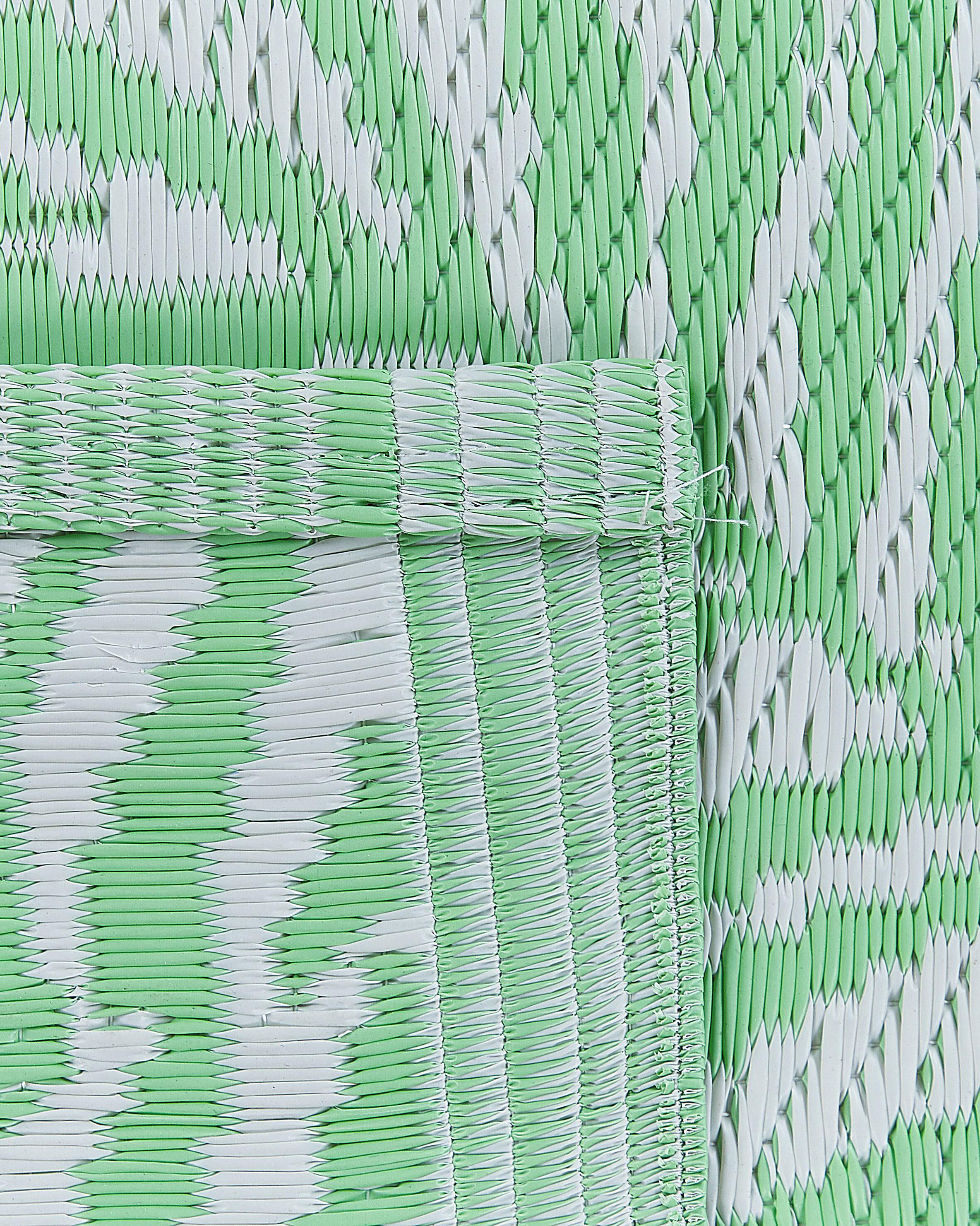 Tuintapijt KOTA Lichtgroen 120 x 180 cm dubbelzijdig