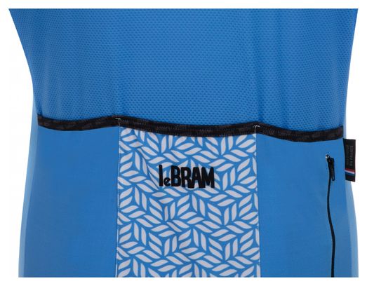 Maillot Manches Courtes LeBram Aspin Bleu Azur Coupe Ajustée