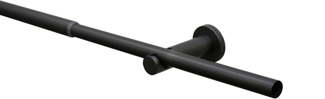 GARDINIA Gardinenstange »Set Sol 1-Lauf« Ø 1,9 mm 1 läufig-läufig mit Bohren, Wandmontage, Metall, Gardinenstangen Set aus Metall