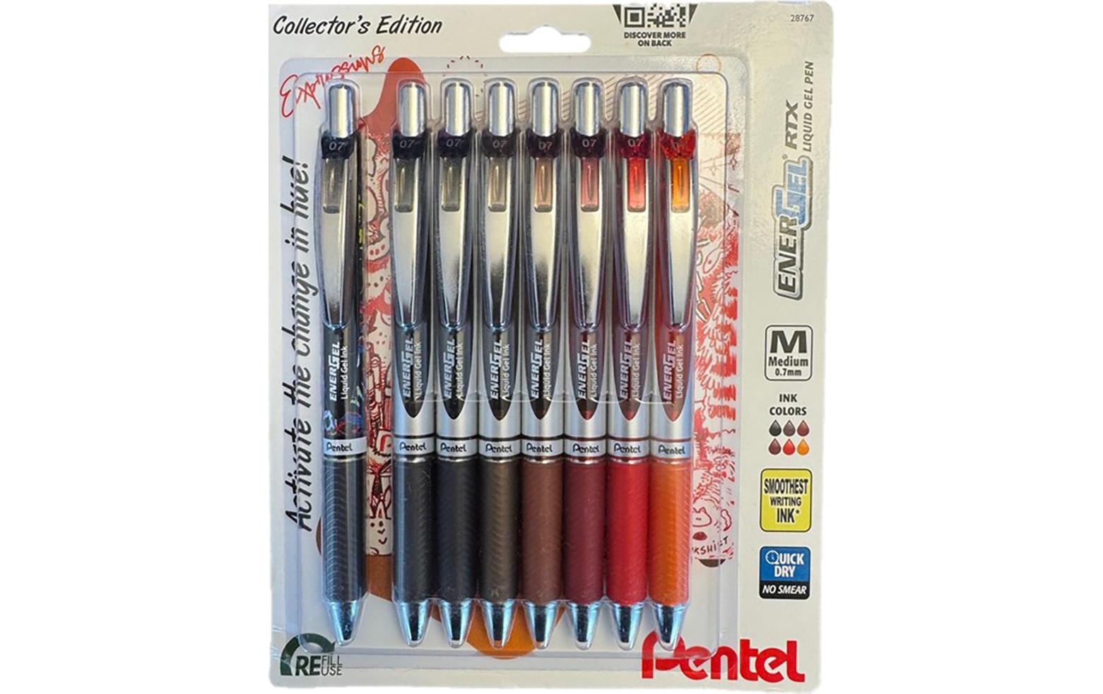 Gelschreiber Change 0.7 mm, Mehrfarbig, 8 StückEnerGel Xm Set