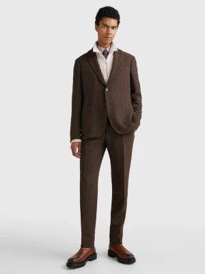 Blazer estruturado em seersucker