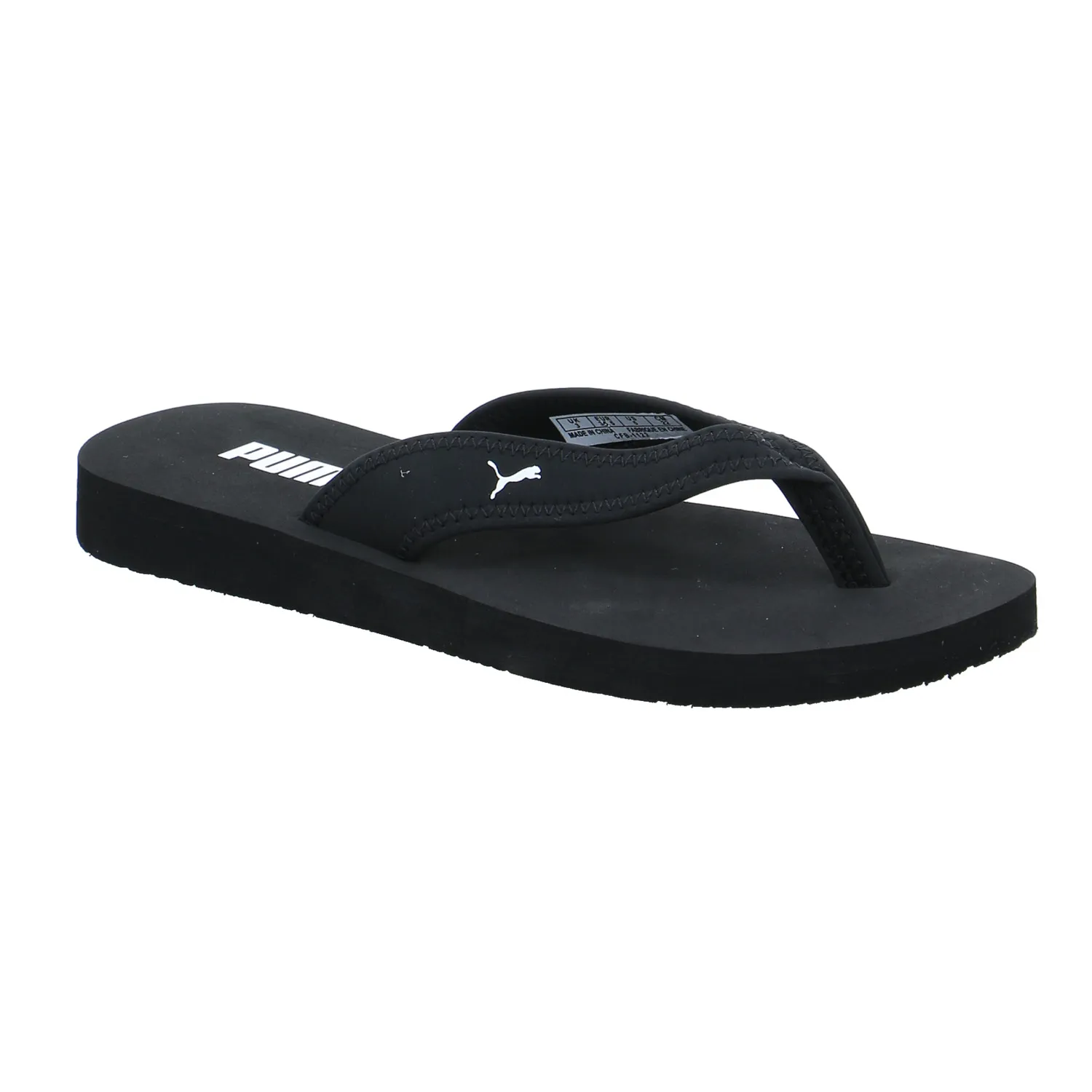 PUMA Badeschuhe unisex Schwarz Synthetik