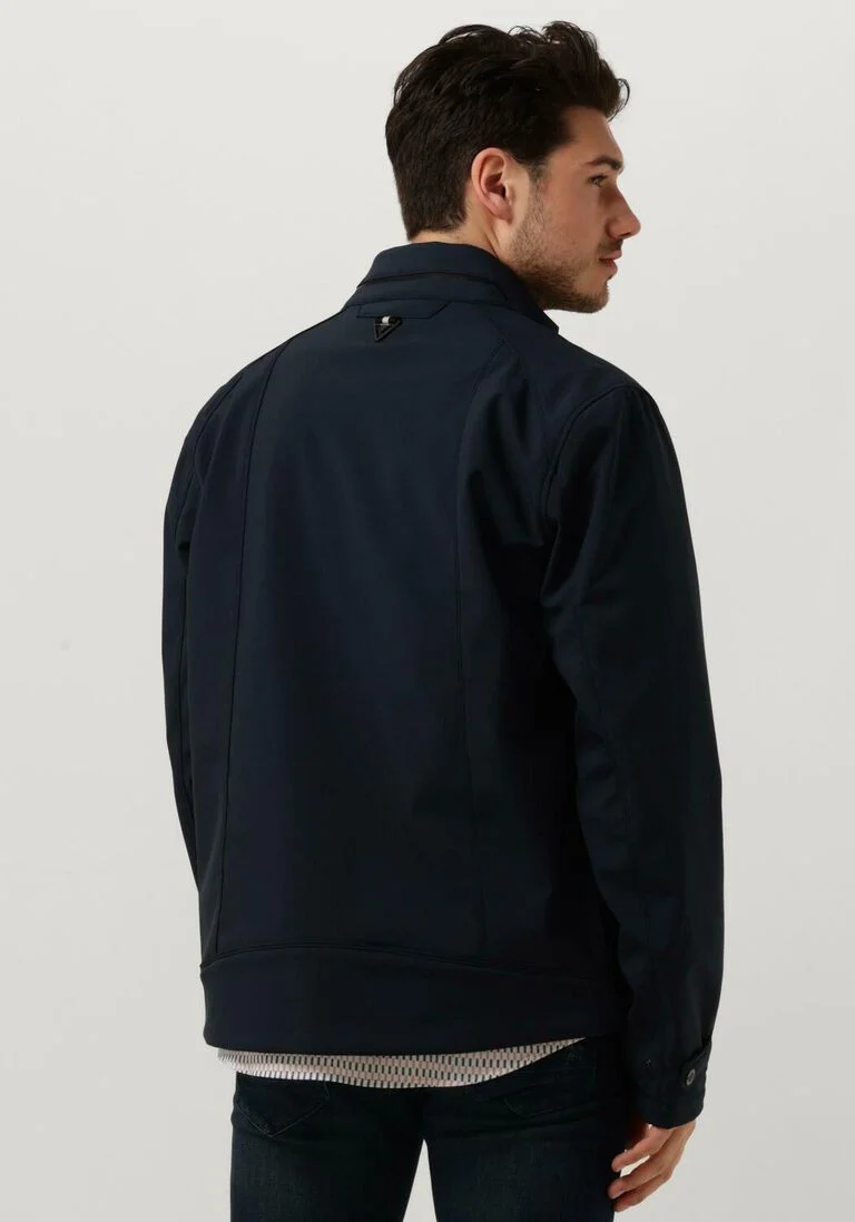 VANGUARD donkerblauwe vanguard jack short jacket summer soft-shell chainbrake