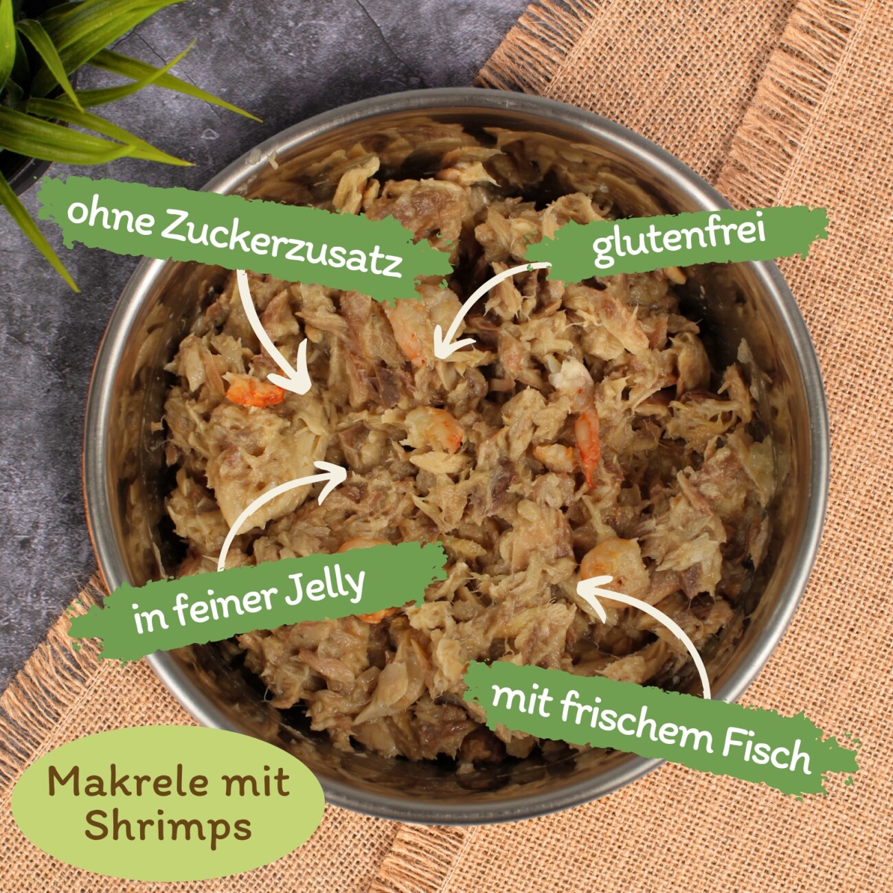 Lyra Pet Lecker.Pet Surf'n'Turf Pouches Katzenfutter in feiner Jelly Nassfutter 4er Mix Multipack