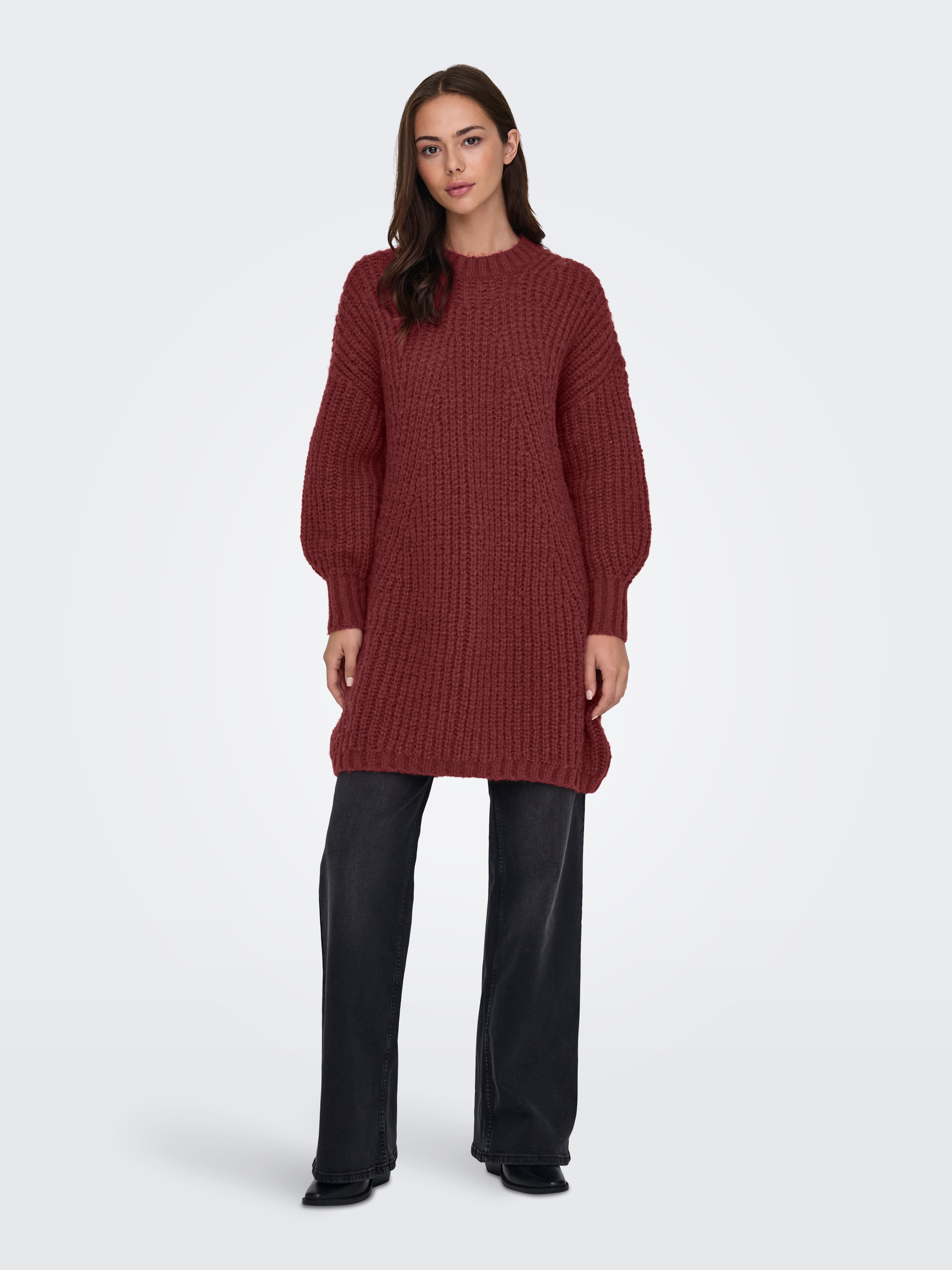 ONLLELA Strickpullover Syrah