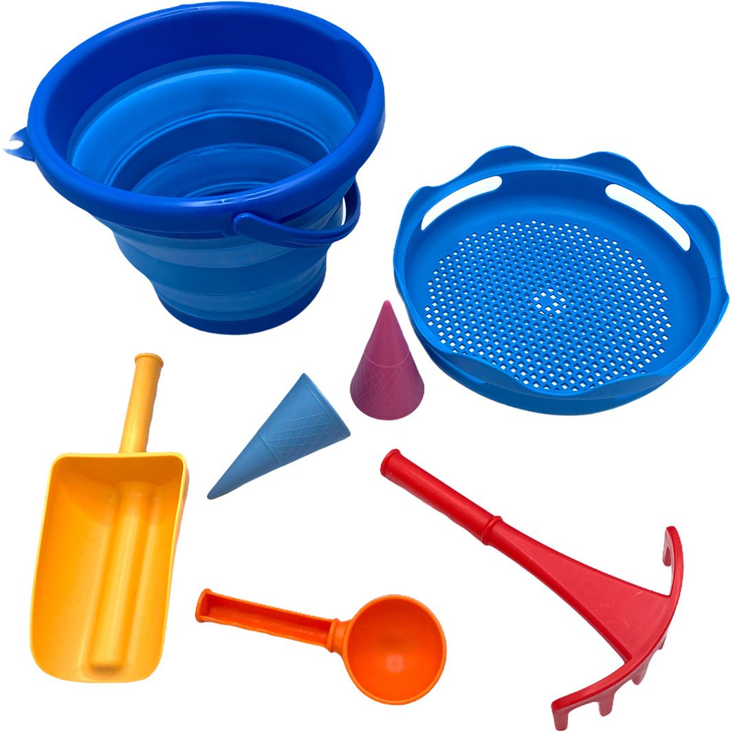 Schildkröt Fun Sports 7in1 Sand Toys Set blau