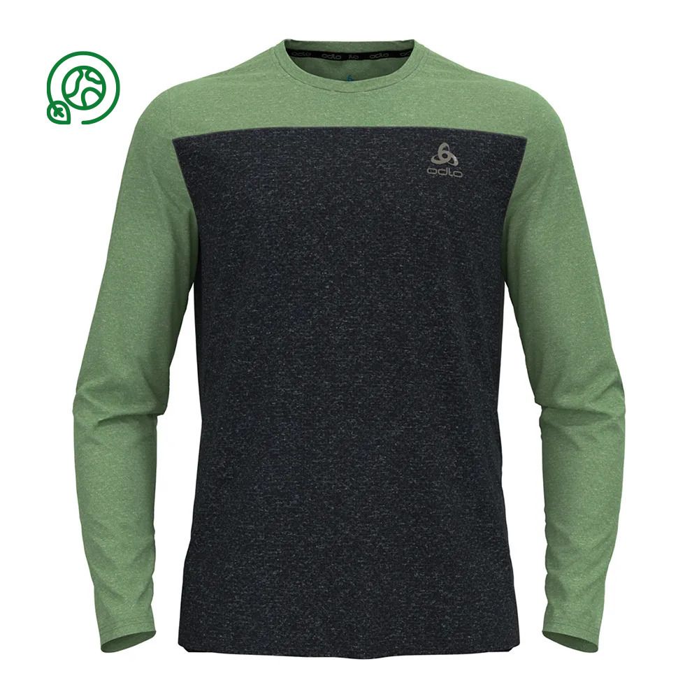 Odlo X-ALP LINENCOOL - Maillot Homme loden frost - black