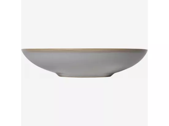 HABITAT - Petite assiette en grès - 16 cm - Bleu et marron (Lot de 4) - Asta