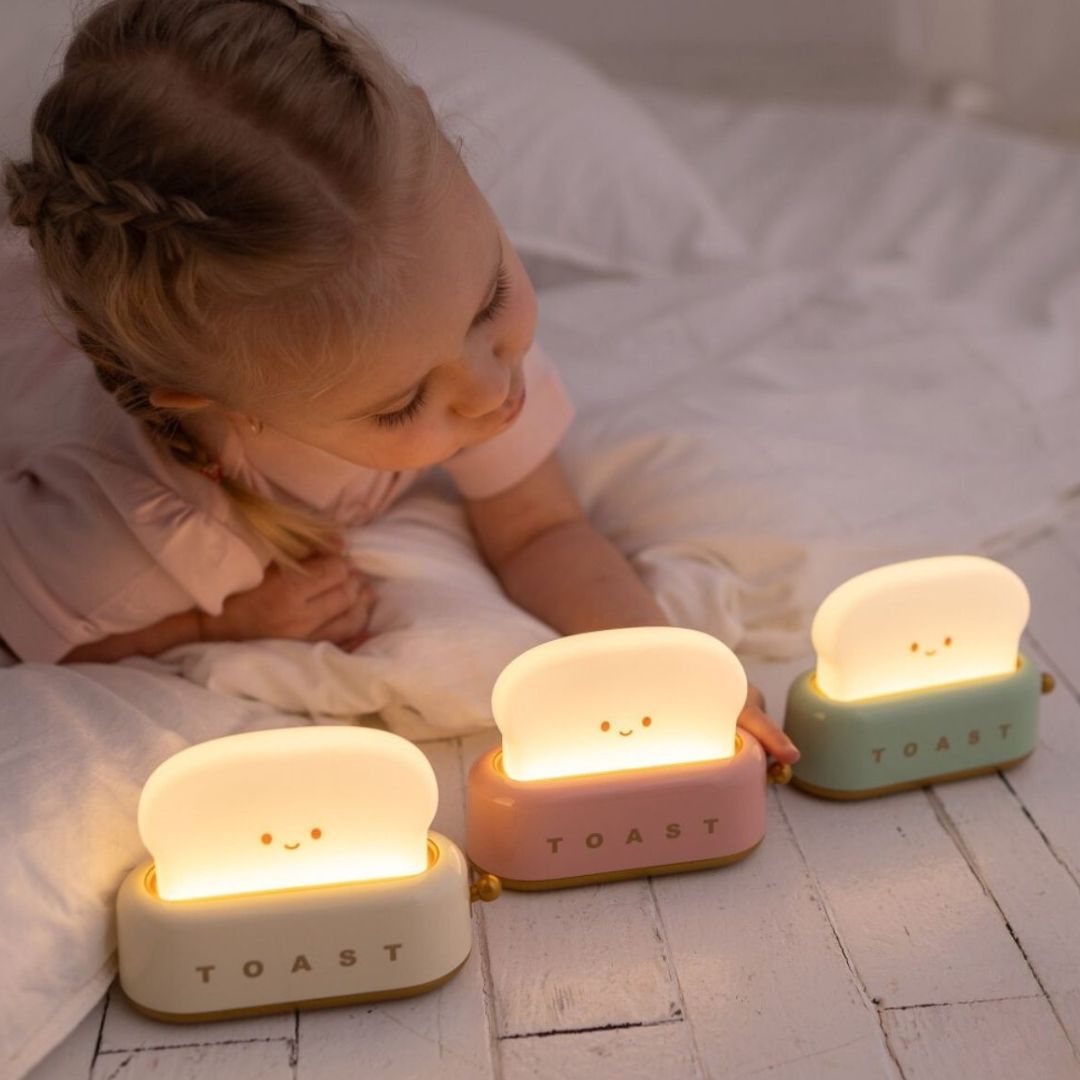 Mary's nachtlampje toaster - roze