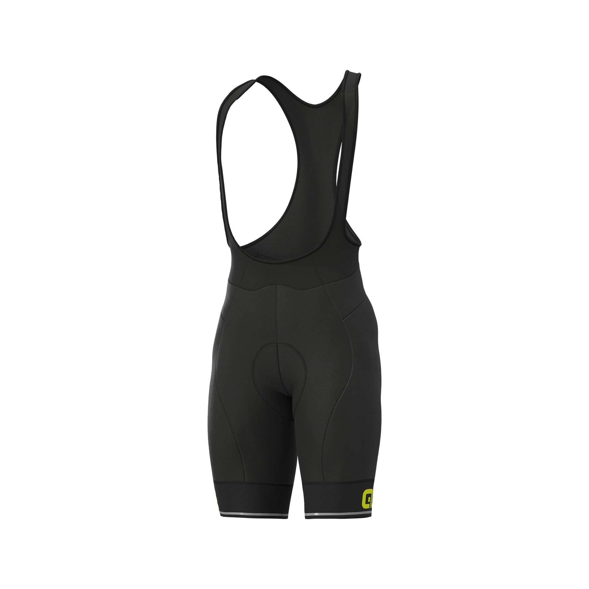 Ale Solid Corsa Fietsbroek Kort Zwart/Geel Heren