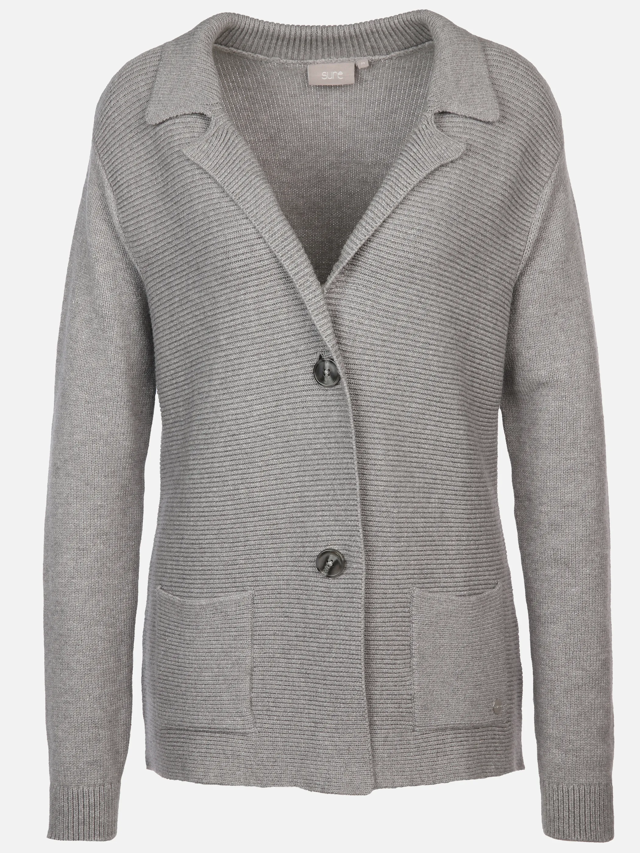 Damen Strickblazer mit zwei Knöpfen