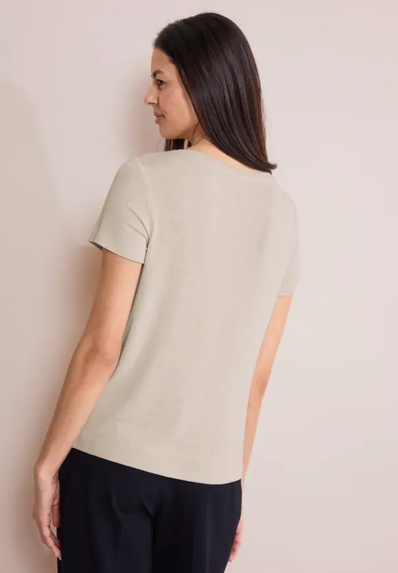 Steinchen Print Shirt - smooth sand beige