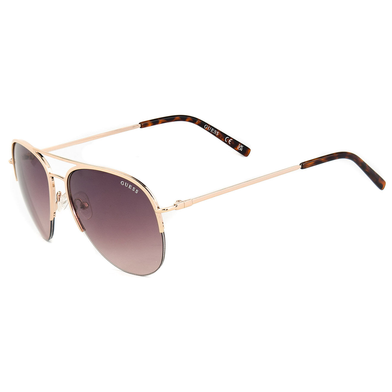 Guess Lunettes de soleil Homme dorées