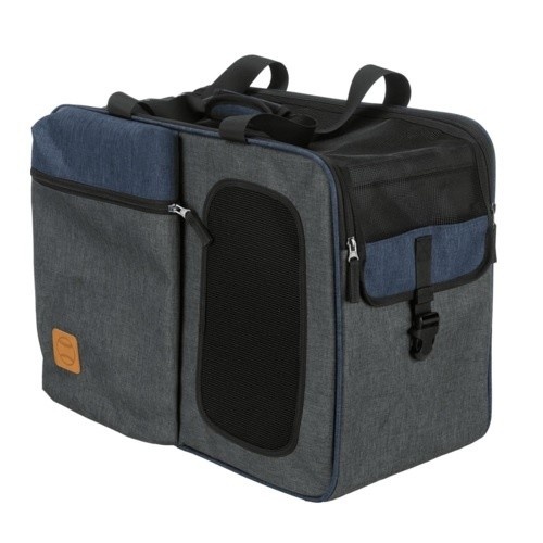 Bolsa de transporte para cães Trixie Tara cinza e azul