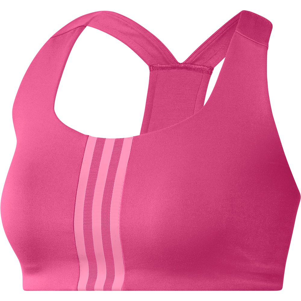 adidas Powerimpact Training Medium-Support Sport BH Damen pulse magenta