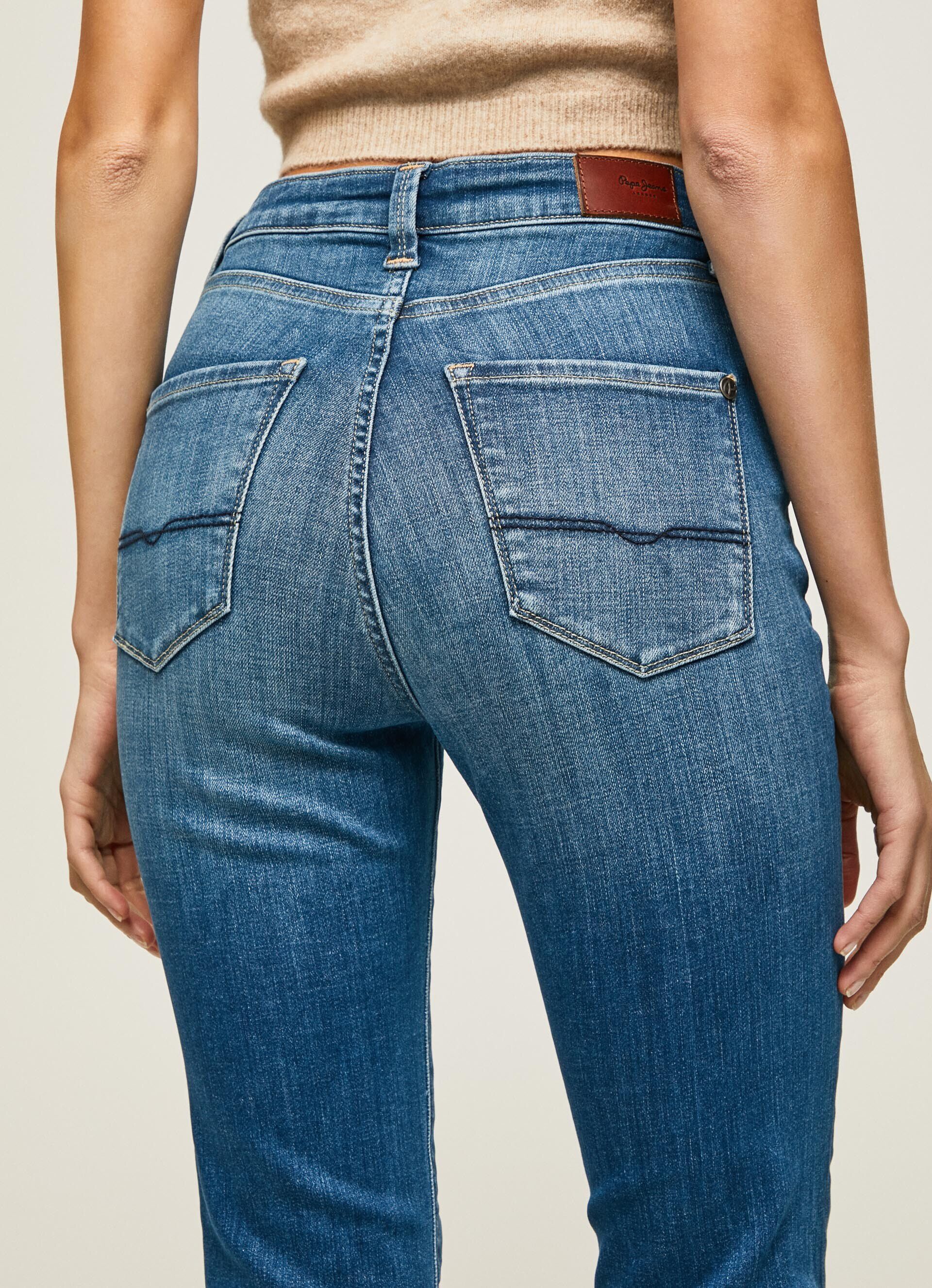 Calça jeans Jean Dion Fit Flare de cintura alta - jeans
