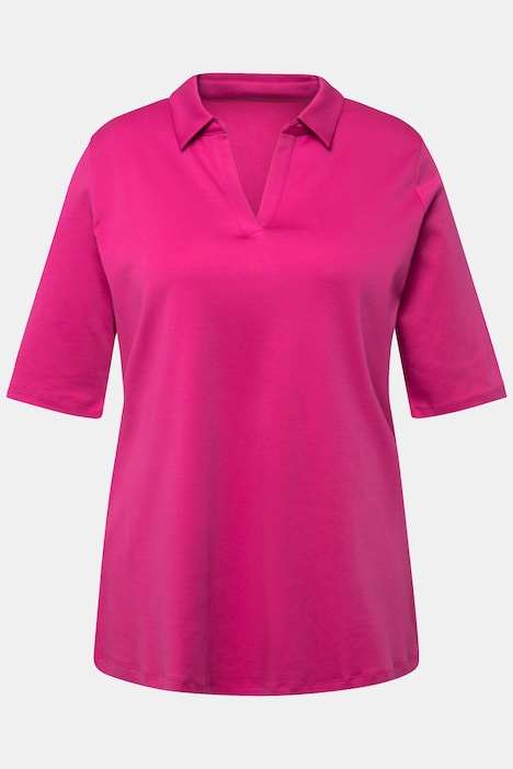 Poloshirt, A-Linie, Polokragen, Halbarm