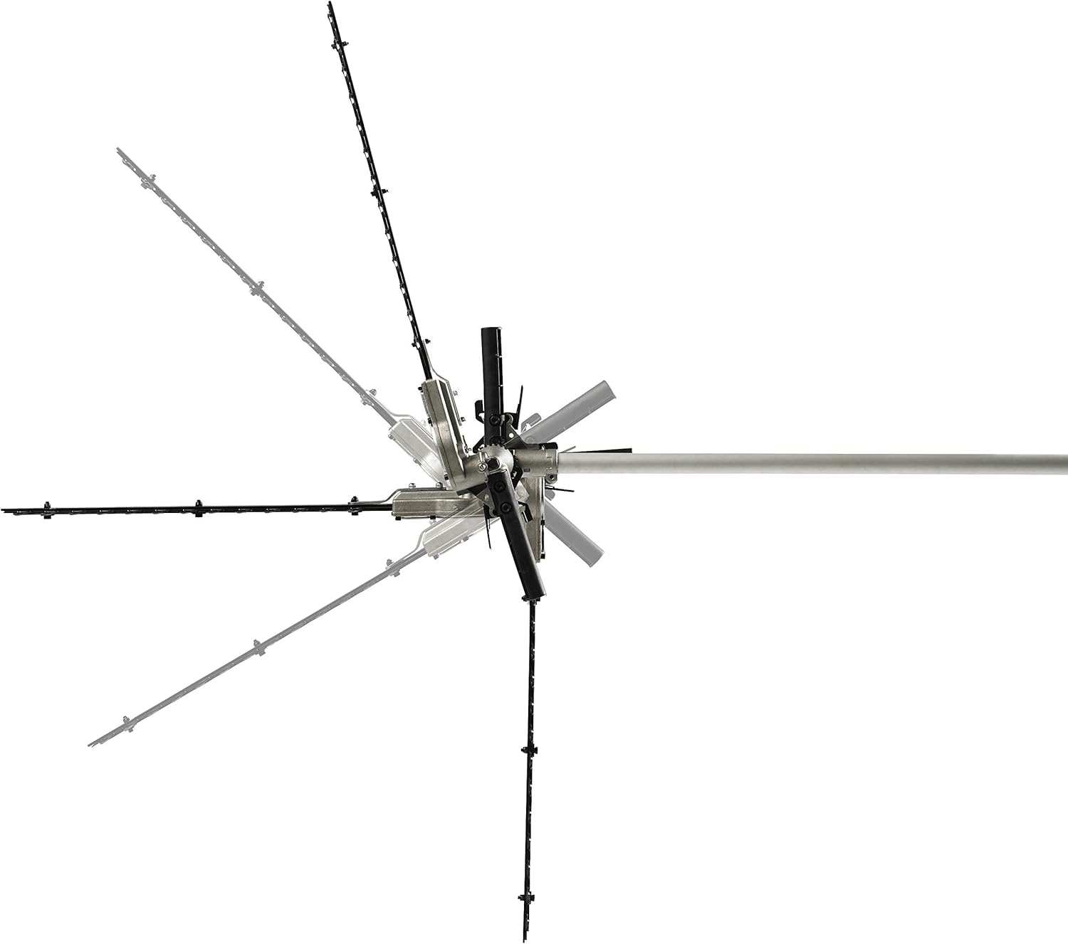 TEXAS Gartenpflegeset BCU43M 4-in-1 Benzin Hochentaster Hochheckenschere Teleskop Kettensäge Astschere Motorsense Freischneider Rasentrimmer | 2-Takt 52 CCM | 1250 Watt| bis 230 cm Länge