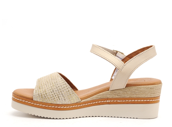 Eva frutos nu pieds talons femme 569 beige