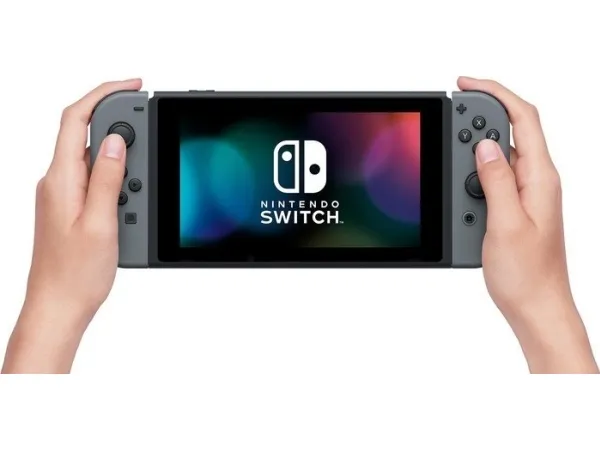Nintendo Switch - Spilkonsol - Full HD - grå, sort