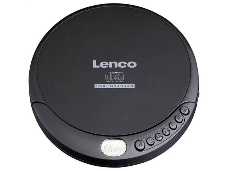 Lenco MP3 Player CD-200 Schwarz Portabler CD-Player
