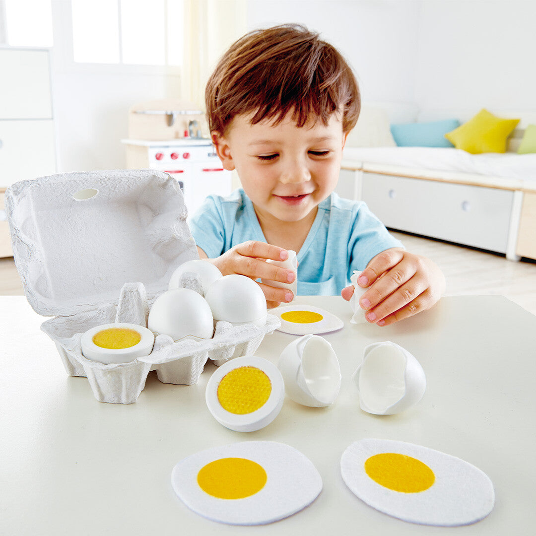 Hape doosje eieren - 6st