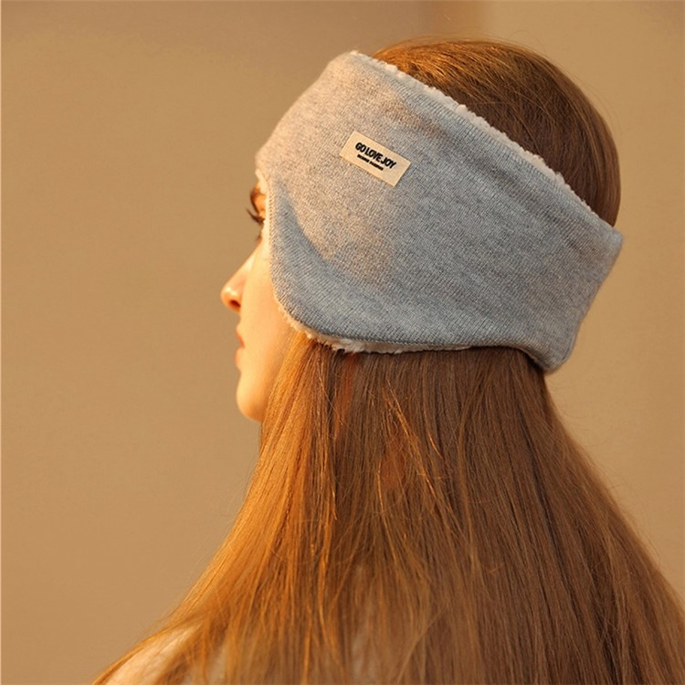 Gefüttertes Strick Stirnband Winter Outdoor Ohrenwärmer (One Size) - Beige