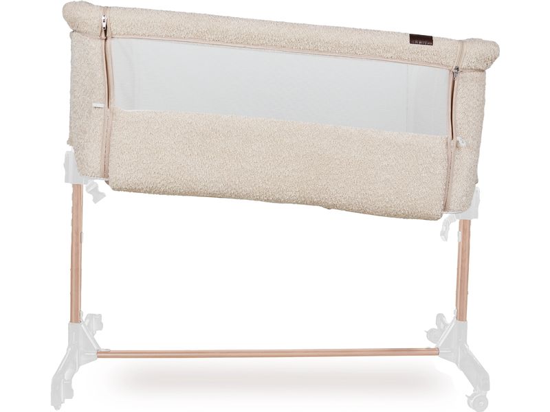 Quax Beistellbett Side-By-Side Sheep Boucle Platzsparendes und bequemes Kinderbett