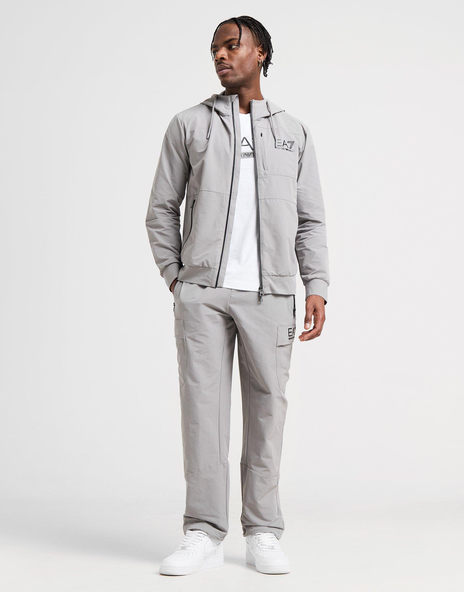 EA7 Emporio Armani Sweat à Capuche Tech Zippé Homme