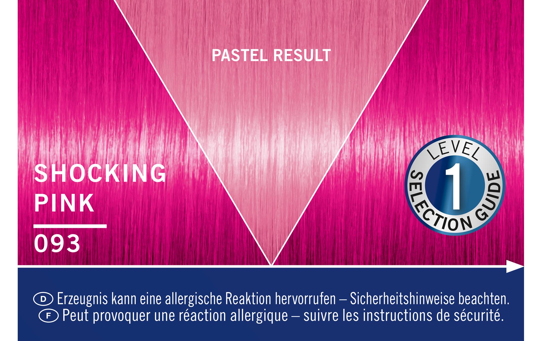 Haarcoloration Ultra Brights 093 Shocking PinkIntensive oder Pastelle Haarfarbe je nach Wahl